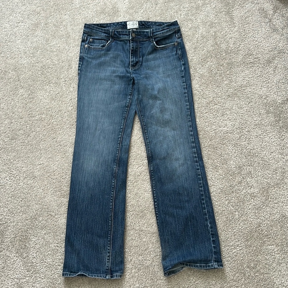 White House Black Market | Blanc Straight Leg Jeans